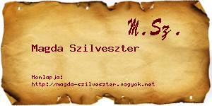 Magda Szilveszter névjegykártya