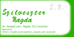 szilveszter magda business card